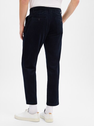 Lindbergh Regular Bundfaltenhose in Blau