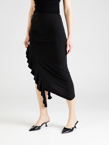 Gina Tricot Skirt in Black: front