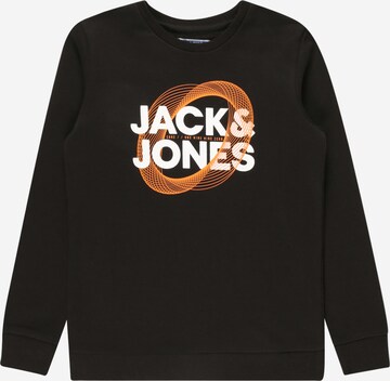 Jack & Jones Junior Mikina 'LUCA' - Čierna: predná strana