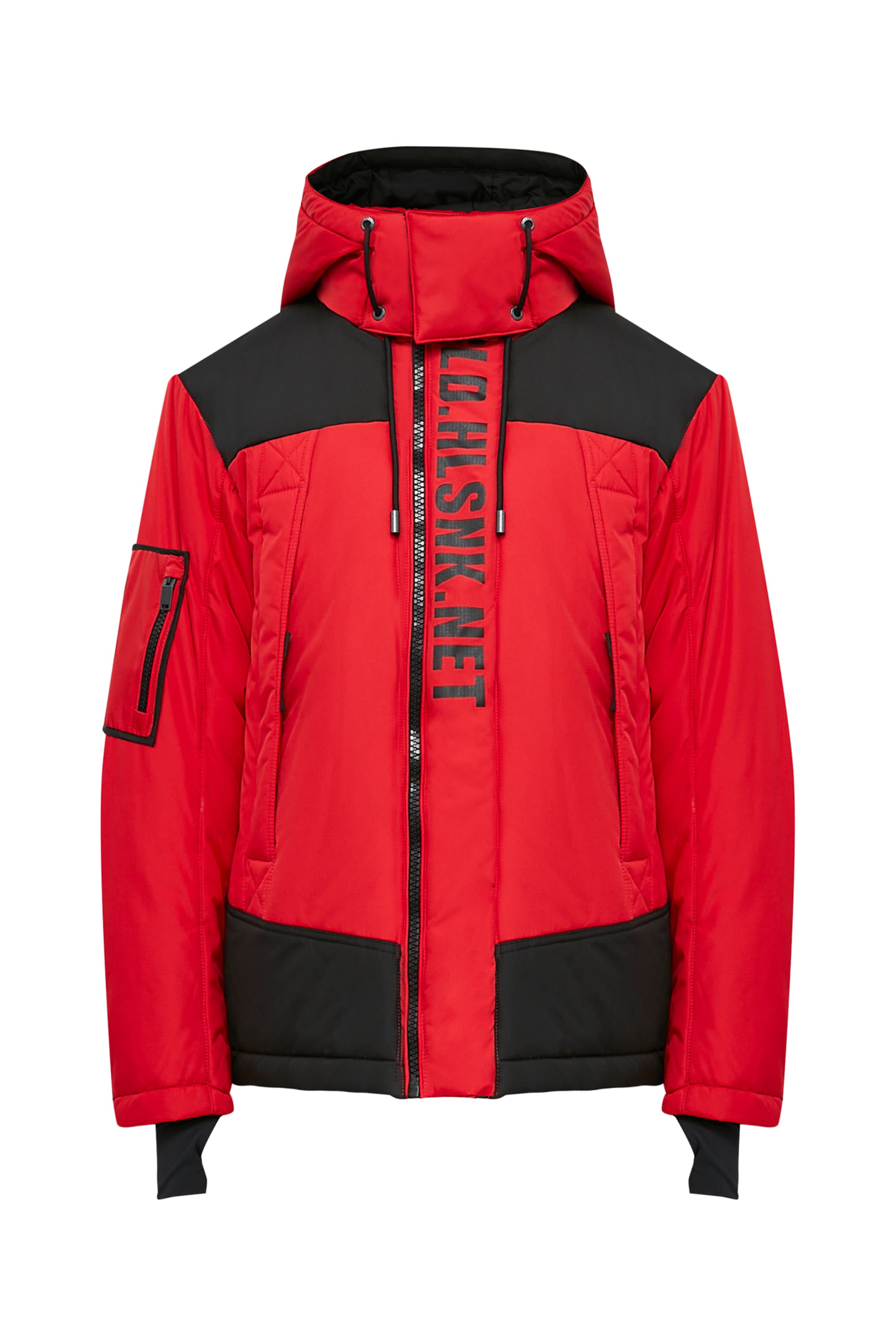 Finn Flare Winterparka 'World' in Rood: voorkant