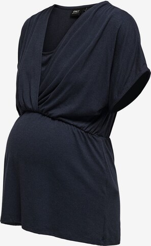 Only Maternity Shirt in Blauw