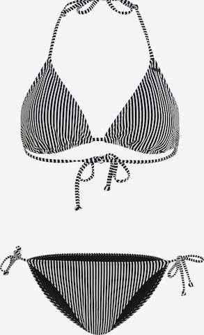 O'NEILLTrokutasti Bikini 'Essentials Capri Bondey' - crna boja: prednji dio