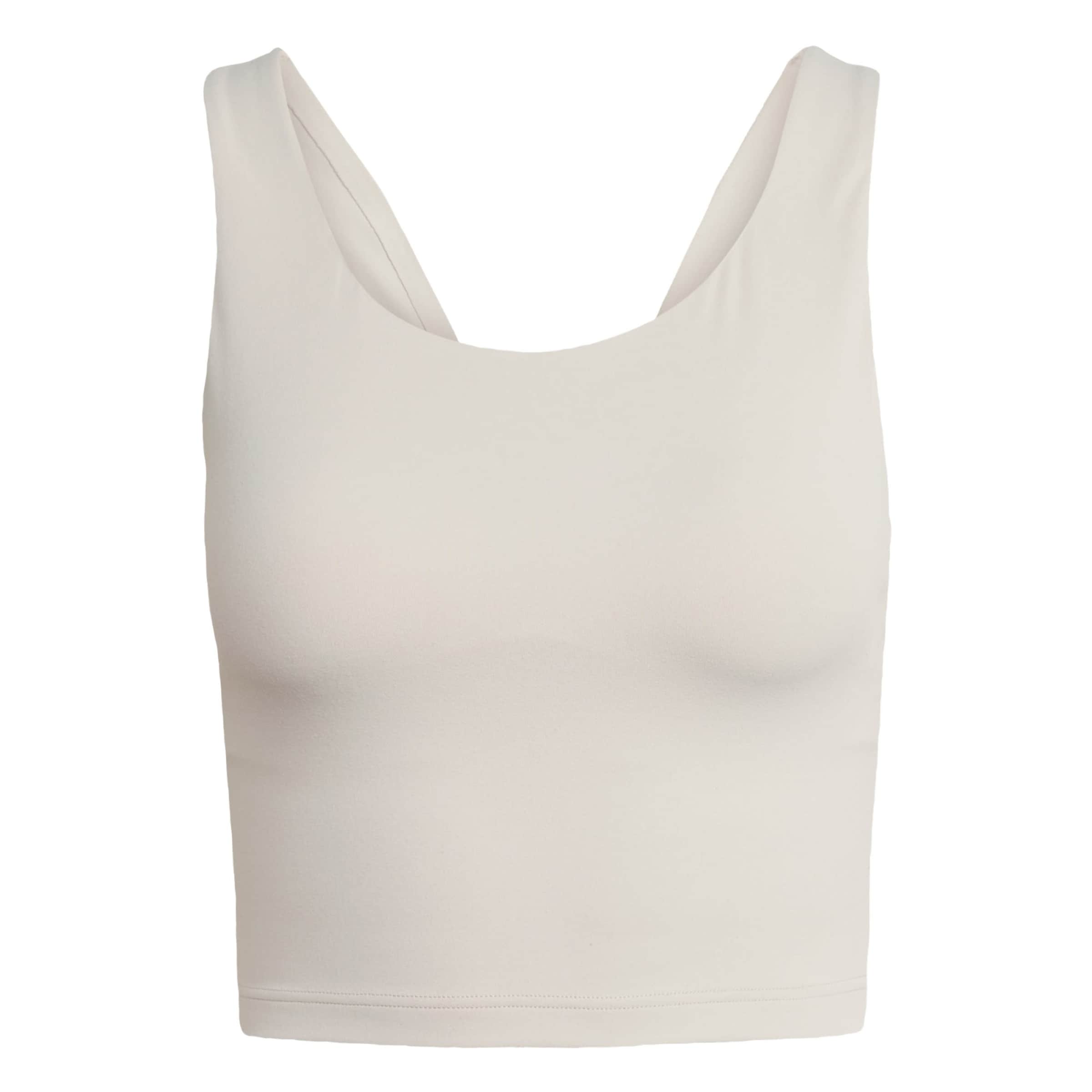 ADIDAS PERFORMANCE Bustier Sport bh 'All Me' in Beige: voorkant