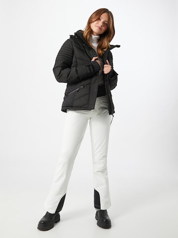 Superdry Snow Kültéri kabátok 'Luxe' - fekete