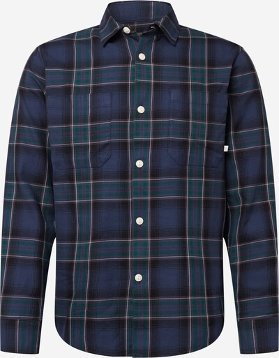 FARAH Overhemd 'HILL' in de kleur Donkerblauw / Lila / Zwart / Wit, Productweergave
