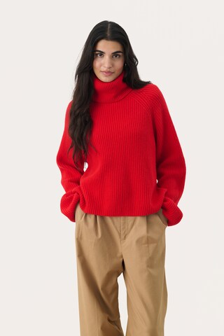 Part Two Trui 'Lexa' in Rood: voorkant