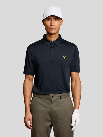 Lyle & Scott Functioneel shirt in Blauw: voorkant