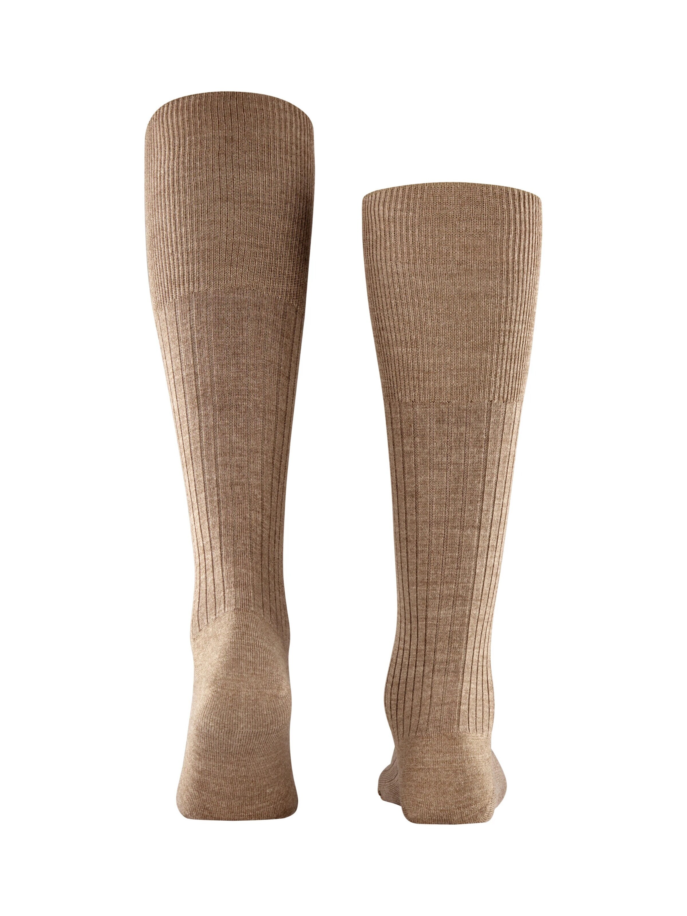 FALKE Knee High Socks 'Bristol Pure' in Brown