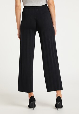 usha BLACK LABEL Loose fit Trousers in Black