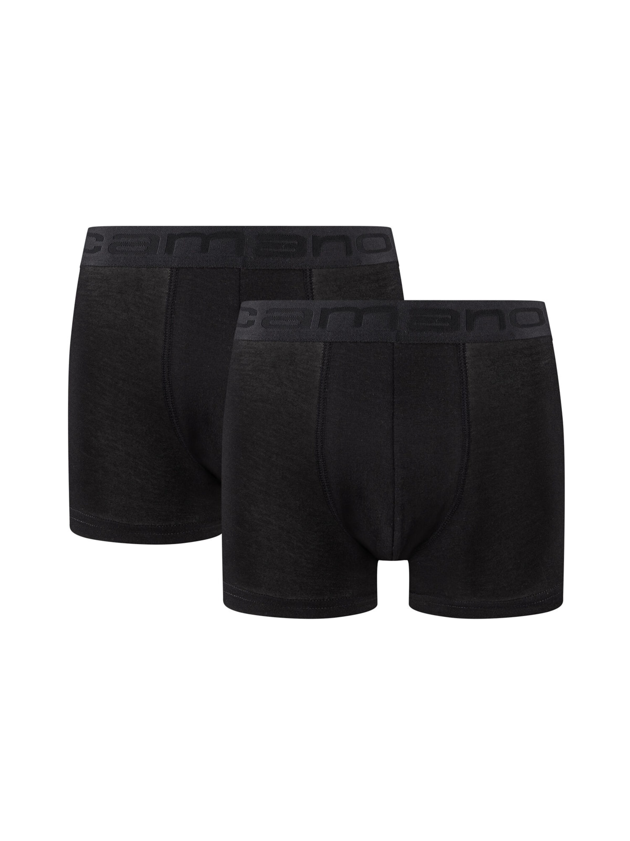 camano Boxershort in Schwarz: Vorderseite