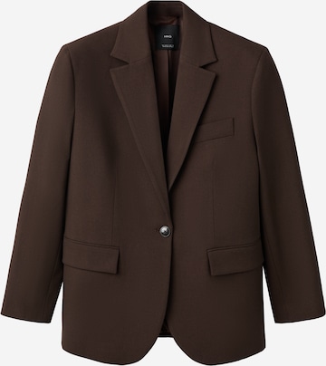 Blazer 'Gabi' MANGO en marron : devant