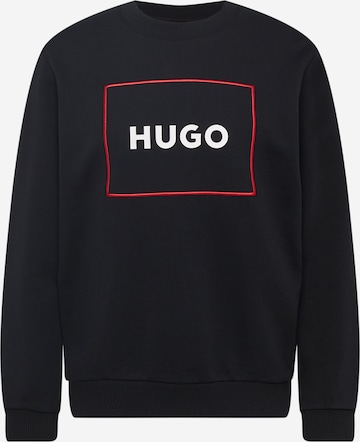 HUGO Red Sweatshirt 'Delery' i svart: framsida