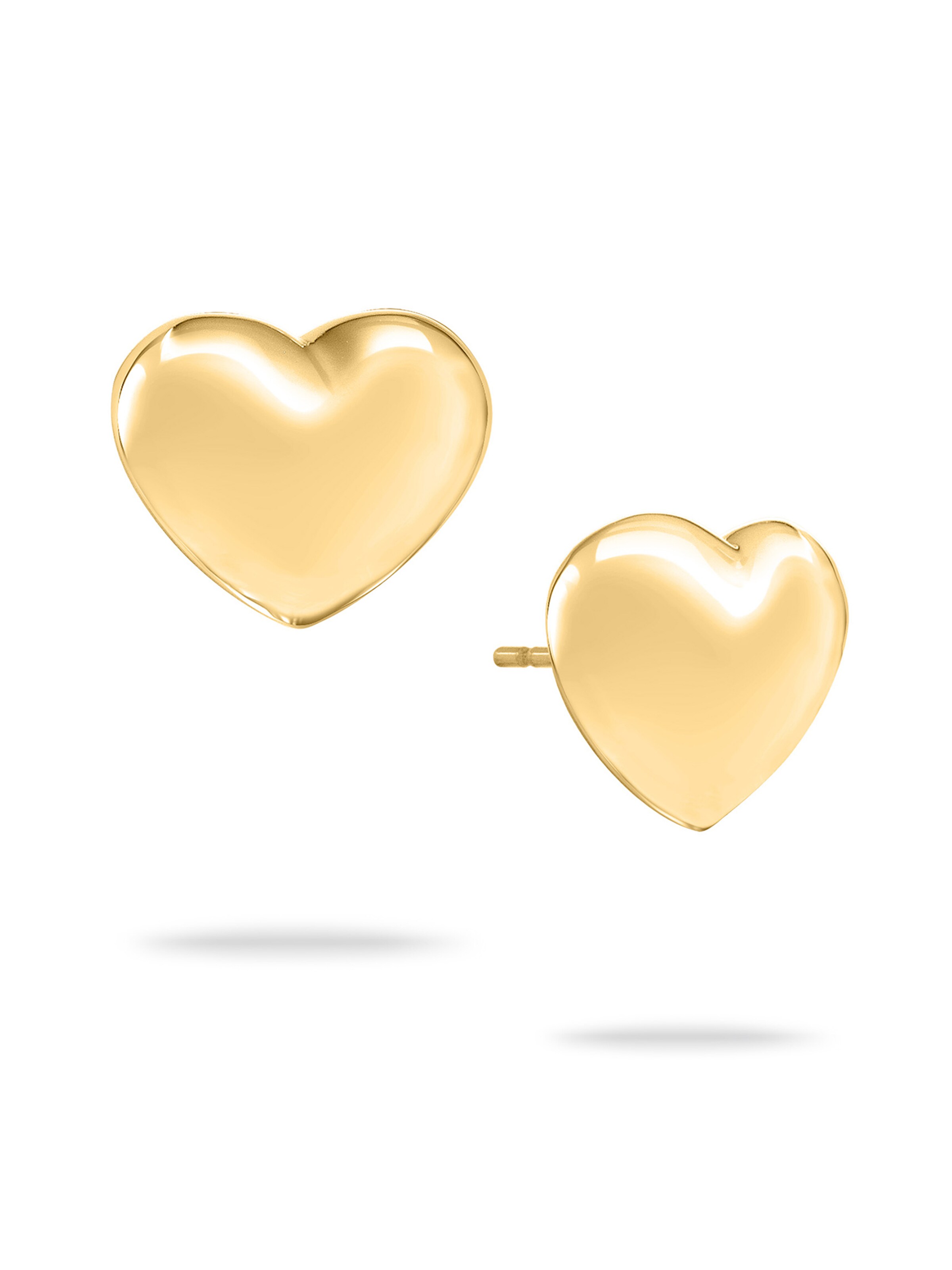 Echtzeit Earrings in Gold: front