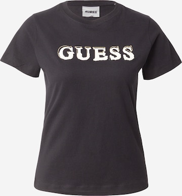 GUESS T-Shirt 'FAUSTA' in Schwarz: Vorderseite