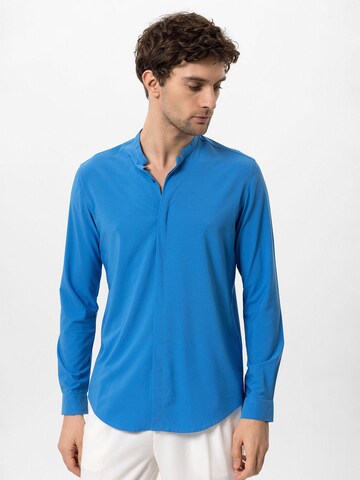 Antioch Regular fit Button Up Shirt in Blue