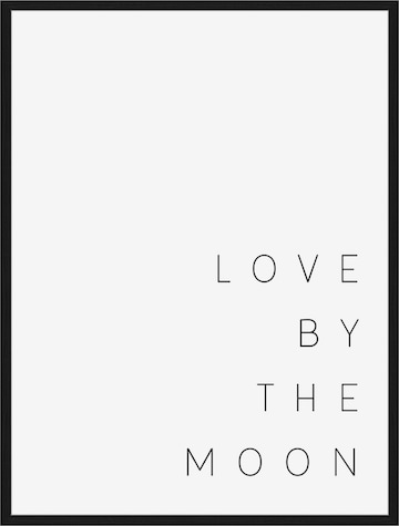 Liv Corday Bild 'Love by The Moon' in Weiß: predná strana