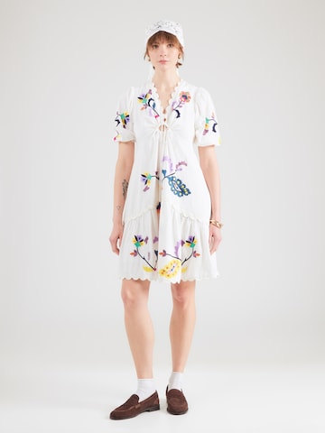 Derhy Jurk 'GRACILE' in Wit: voorkant