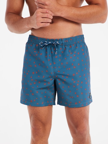 PROTEST Zwemshorts 'PRTJuan' in Blauw