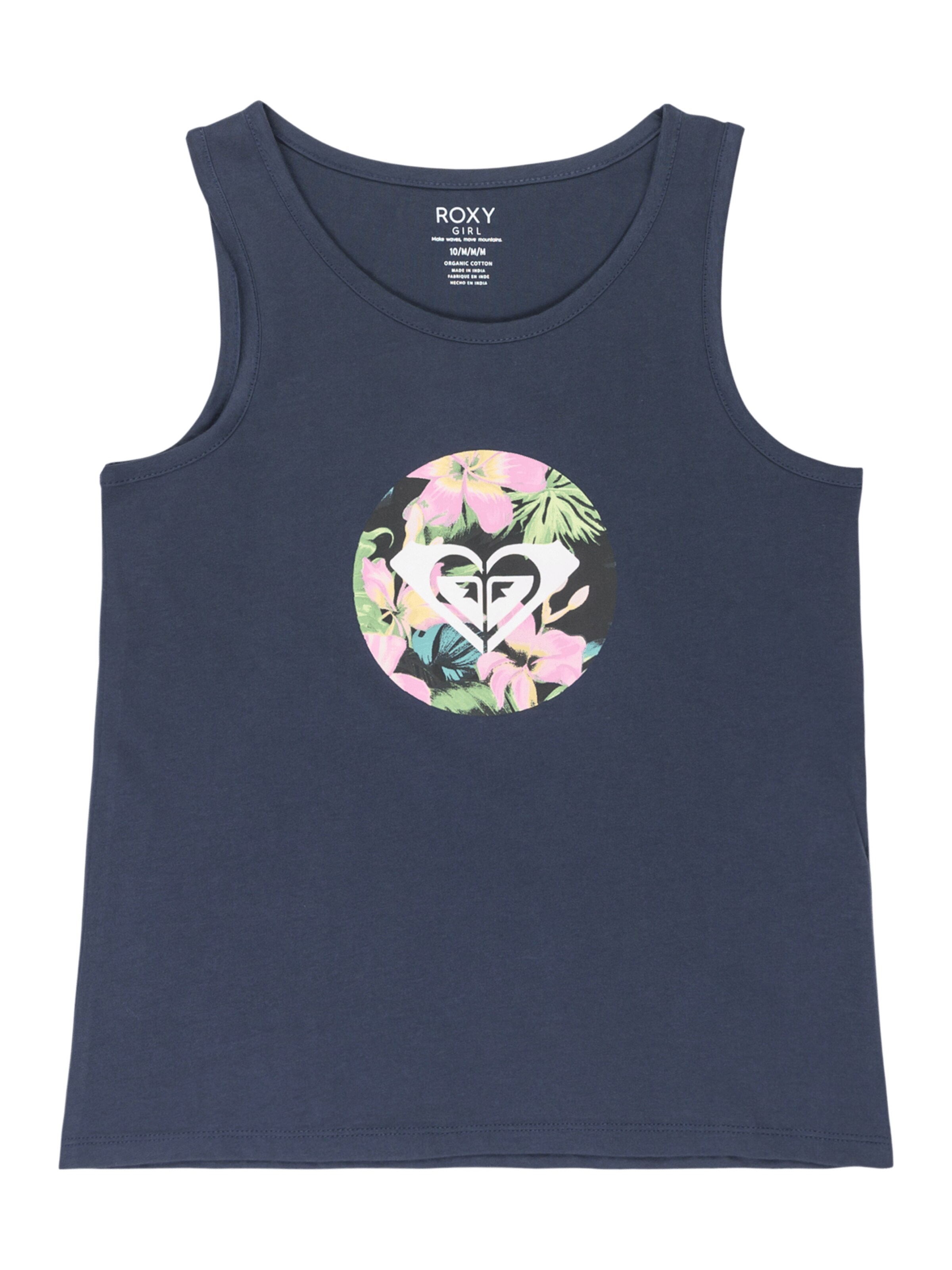 ROXY Top 'Life Floral' in Blauw: voorkant