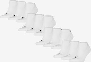 PUMA Ponožky – bílá: přední strana