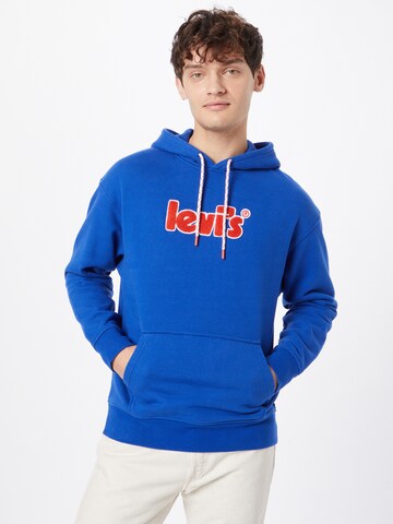 LEVI'S ® Regular fit Sweatshirt in Blauw: voorkant