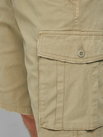 JACK & JONES Regular Cargo Pants 'Zack' in Beige