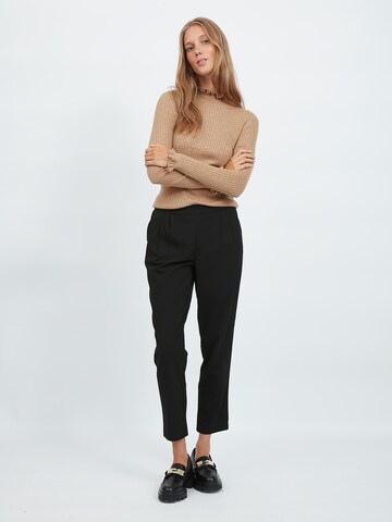 VILA Tapered Hose 'Titti' in Schwarz