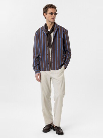 Coupe regular Chemise 'Frederico' Antioch en marron