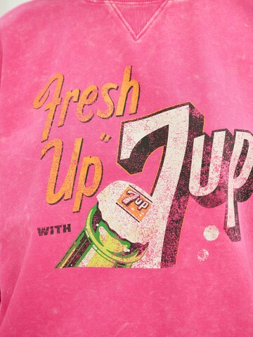 Next Свитшот '7Up' в Ярко-розовый