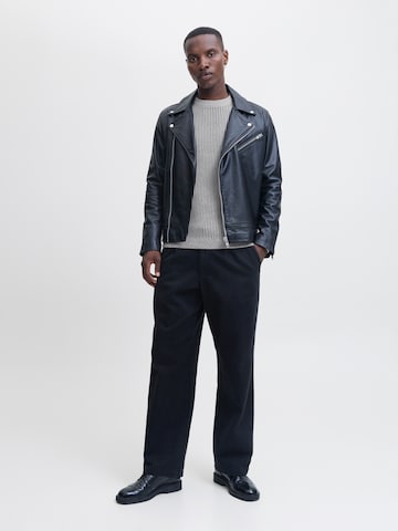 JACK & JONES Pullover 'JJEDOVER' in Grau