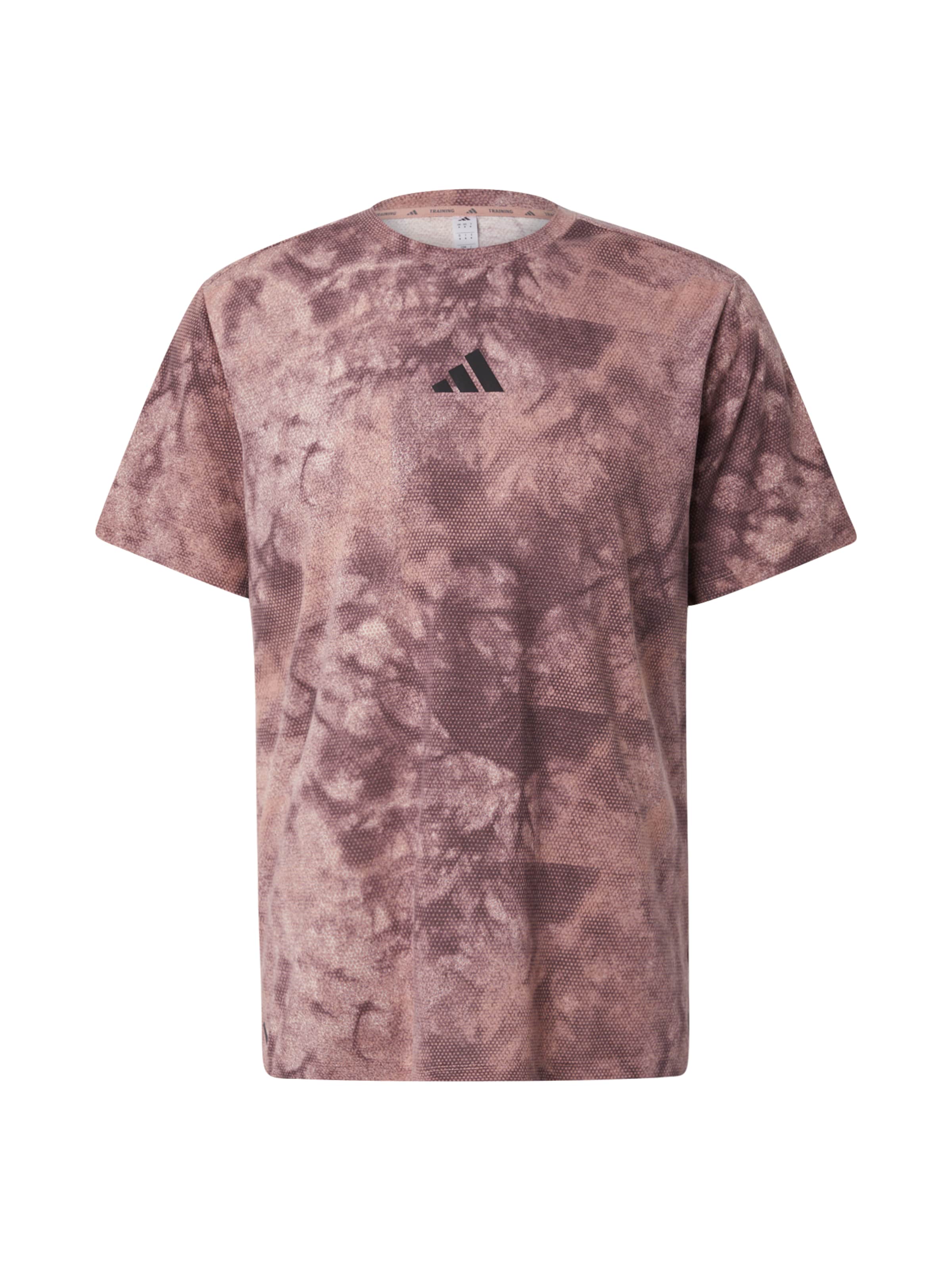 ADIDAS PERFORMANCE Λειτουργικό μπλουζάκι 'POWER' σε καφέ: μπροστά