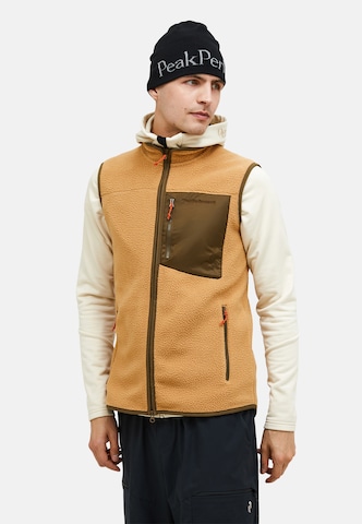 Gilet PEAK PERFORMANCE en marron