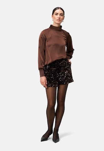 Camicia da donna di zero in marrone