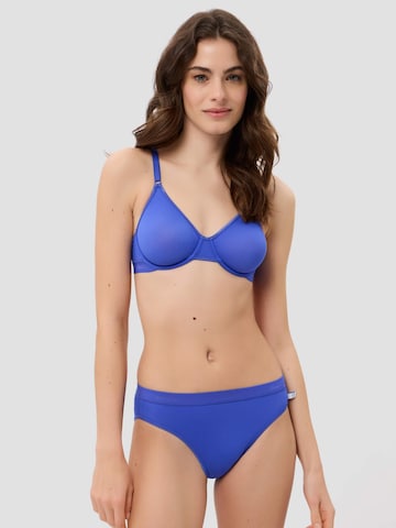 BeeDees T-shirt Bra 'Bügel-BH Microfun W mit Bügel' in Blue: front