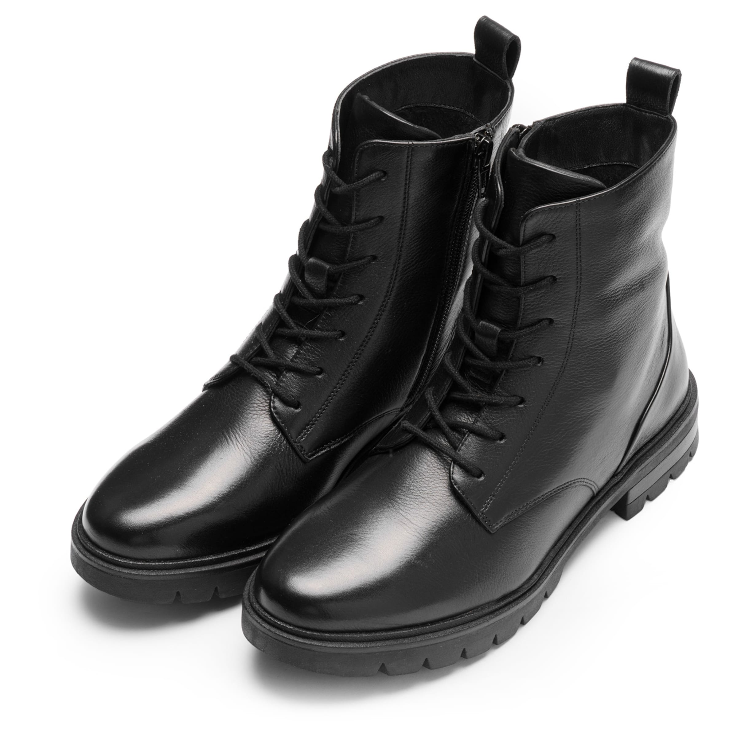 ARA Lace-Up Ankle Boots in Black