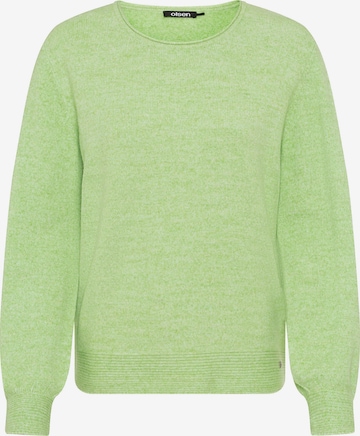 Olsen Sweater 'Henny' in Green: front