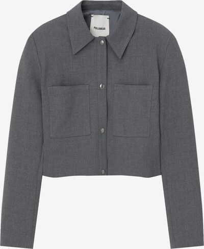 Pull&Bear Veste mi-saison en gris foncé, Vue avec produit