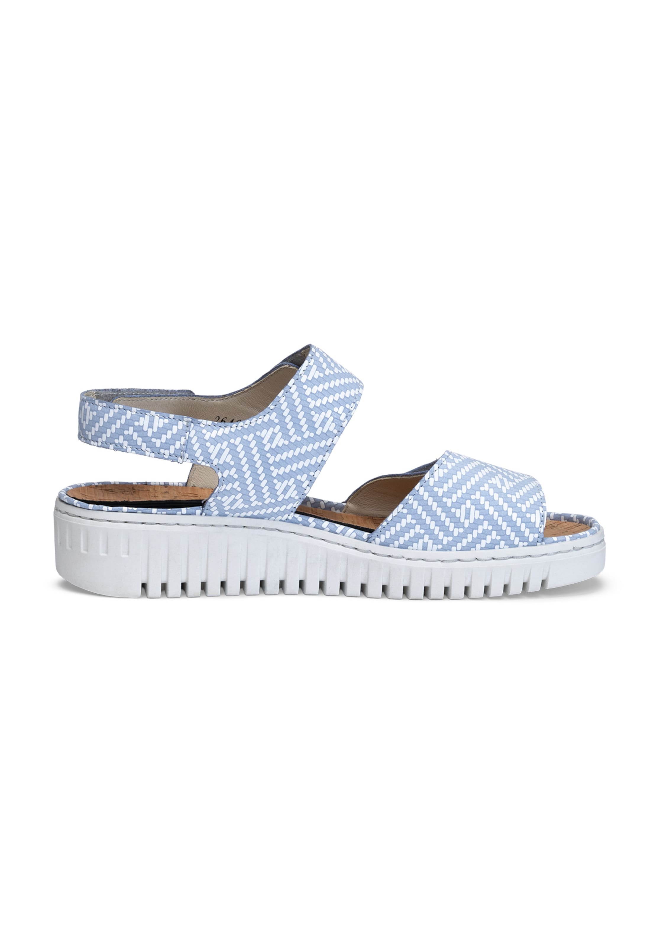 VITAFORM Sandale in Blau