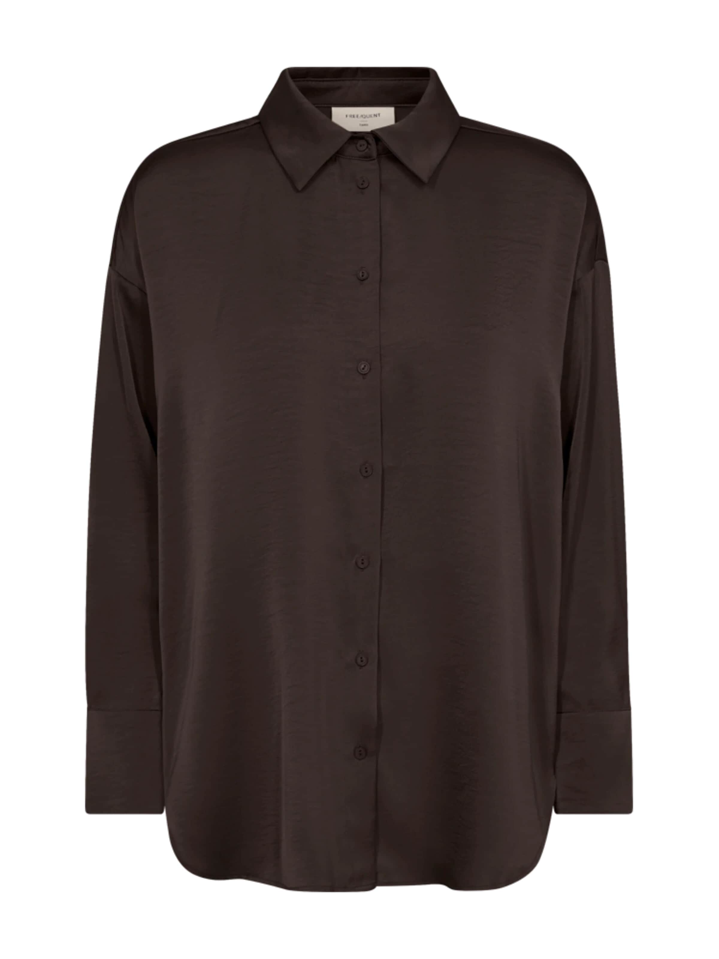 Freequent Blouse 'FQNira-blouse bruin' in Bruin: voorkant