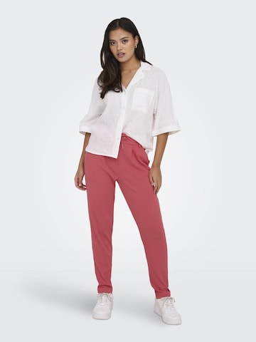 ONLY Regular Trousers 'POPTRASH-DETA' in Pink
