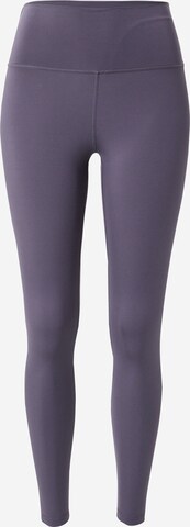 Athlecia Skinny Workout Pants 'Franz' in Purple: front
