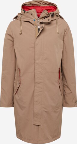 Parka mi-saison SCOTCH & SODA en marron : devant