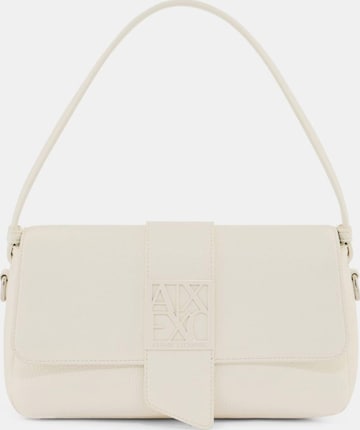 ARMANI EXCHANGE - Bolso de mano 'XW002592' en blanco: frente