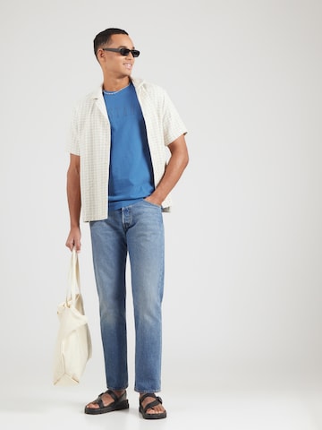 T-Shirt 'Austin' MUSTANG en bleu