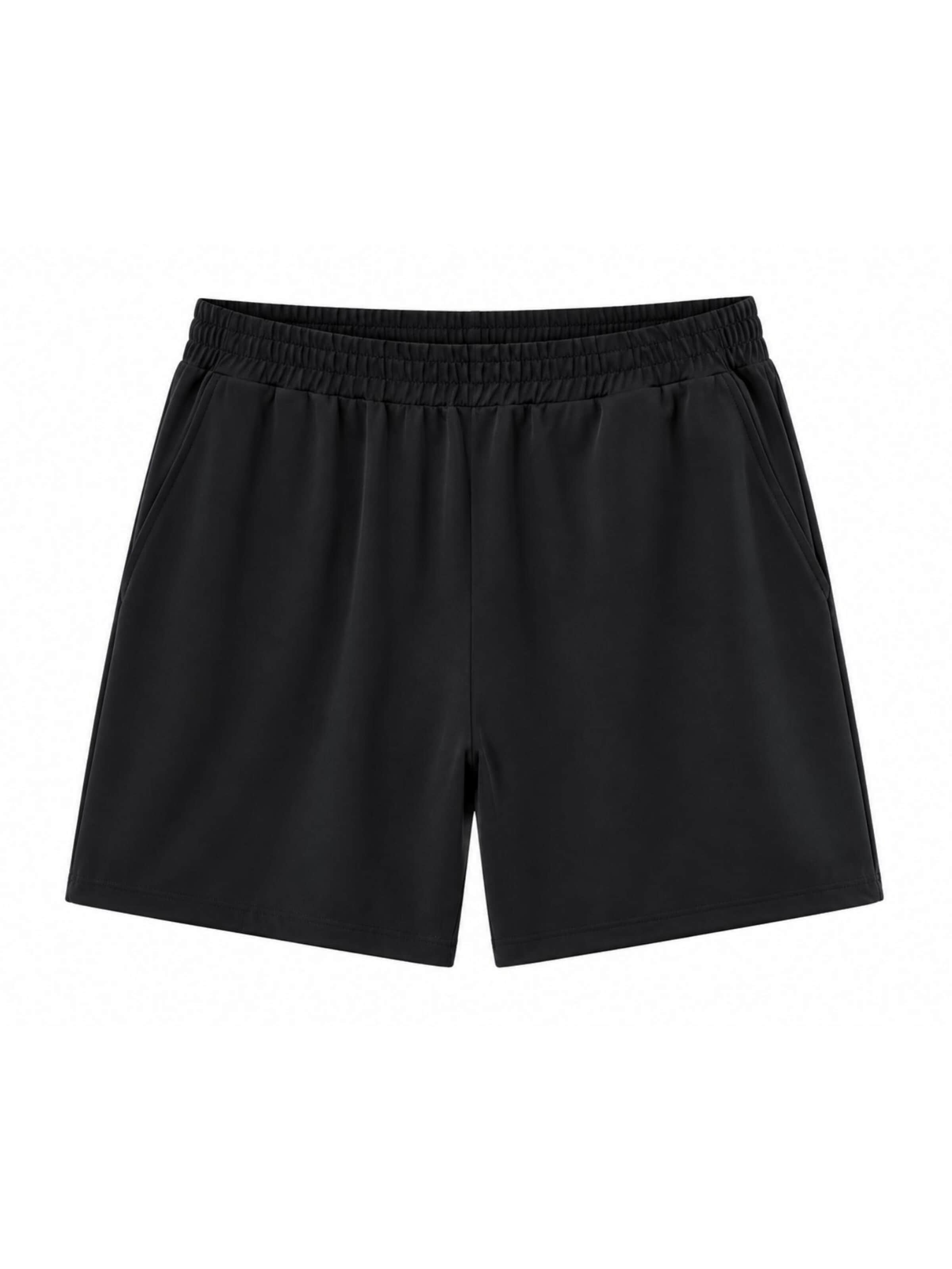 True North Regular Workout Pants in Black: front