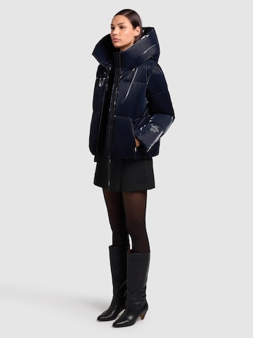 khujo Winter jacket 'Audrey Shiny' in Blue