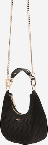 GUESS - Bolso de mano en negro: frente