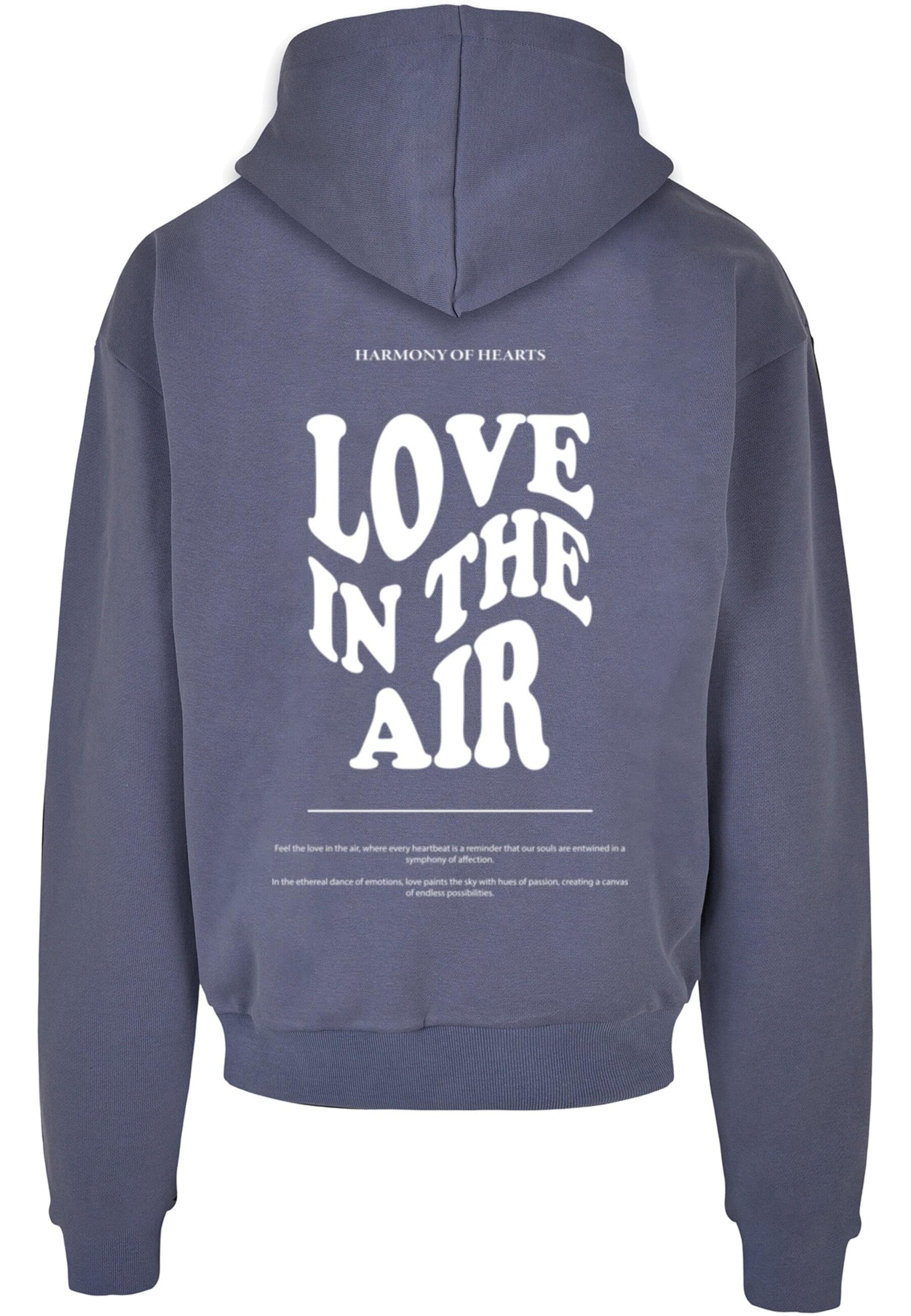 Felpa 'Love In The Air' di Merchcode in blu