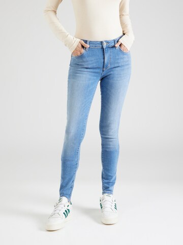 MUSTANG Skinny Jeans 'SHELBY' i blå: forside