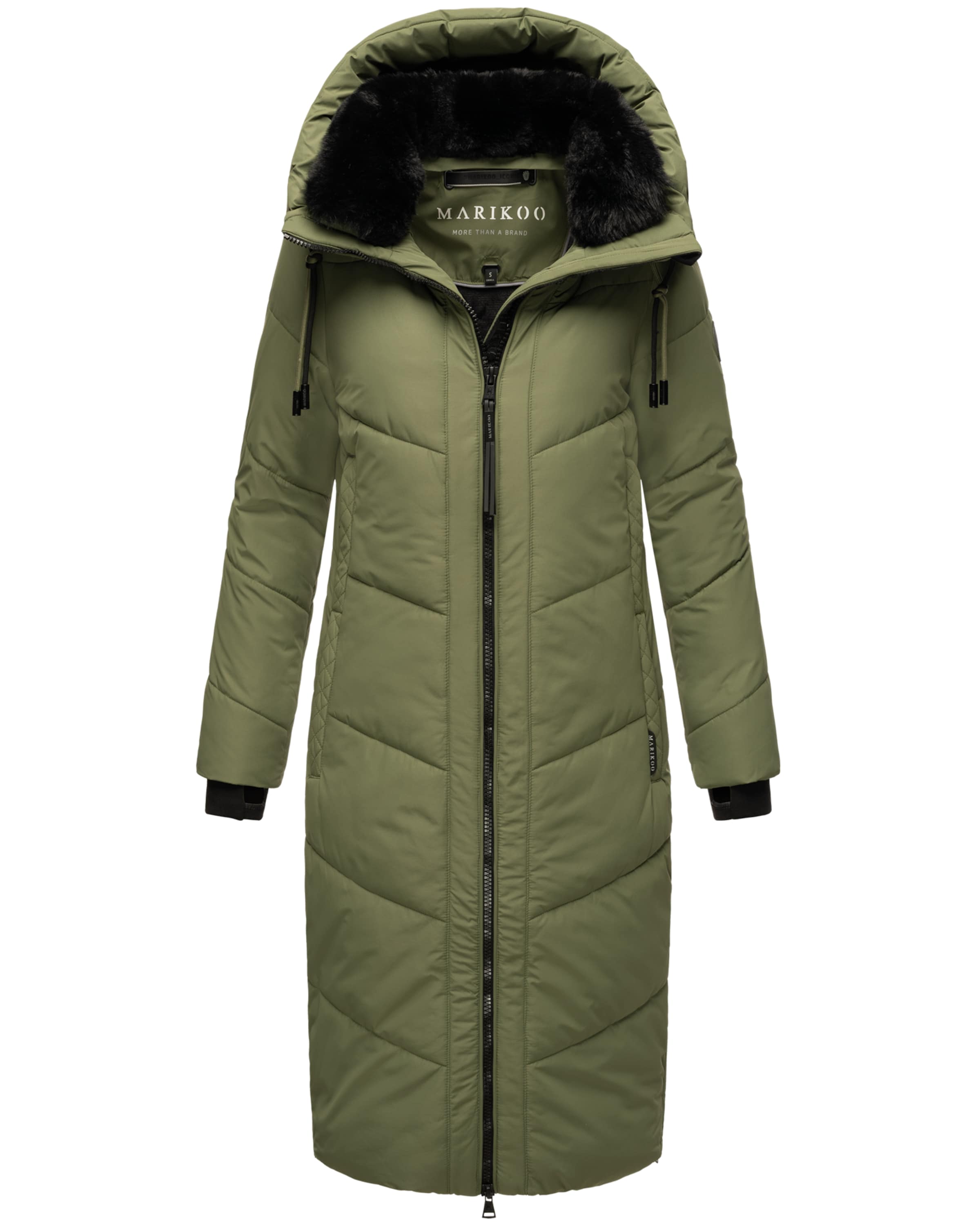MARIKOO Zimný kabát 'Nadaree XVI' - Zelená